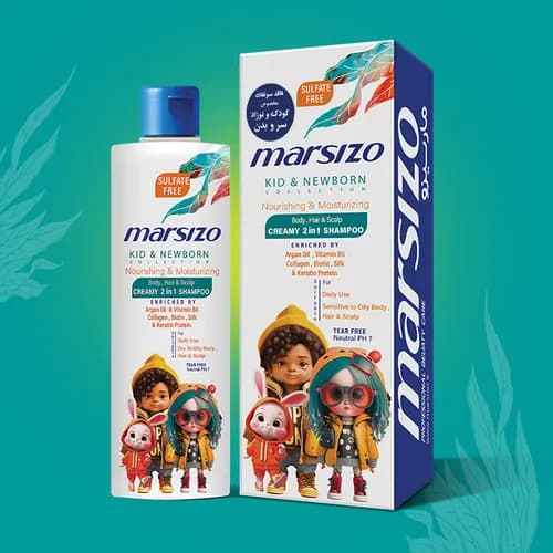 شامپو سر و بدن کودک و نوزاد - مارسیزو | MARSIZO