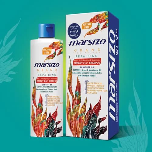 شامپو موهای کراتینه و پروتئینه - مارسیزو | MARSIZO