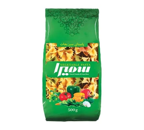 ماکارانی پروانه ای سبزیجات