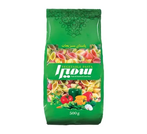 ماکارانی گوش ماهی سبزیجات