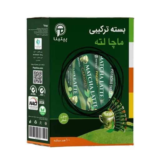 بسته ترکیبی ماچا لته پپتینا - 10 ساشه ای - پپتینا