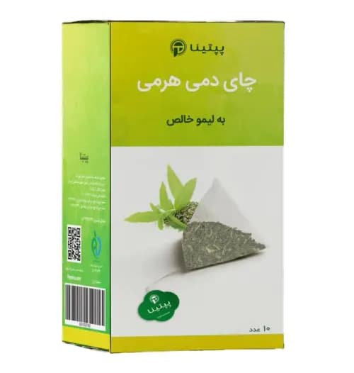 دمنوش خالص به لیمو دمی هرمی پپتینا بسته 10 عددی
