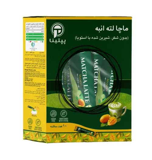 ماچا لته انبه پپتینا