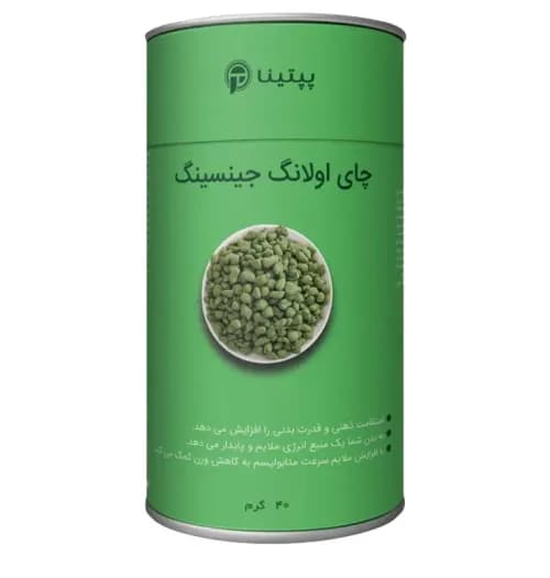 چای اولانگ جینیسینگ پپتینا قوطی 40 گرمی