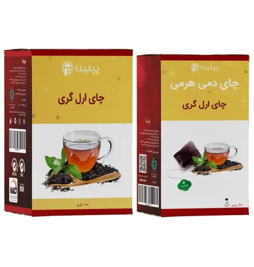 چای سیاه ارل گری پپتینا