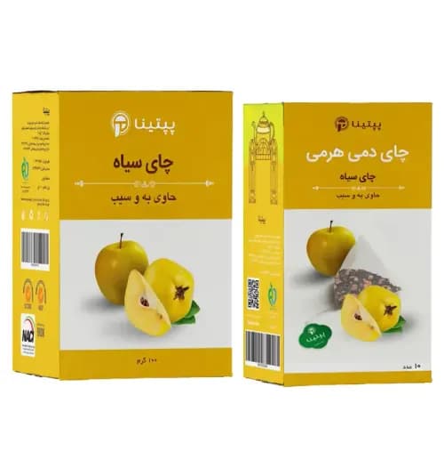 چای سیاه به و سیب پپتینا