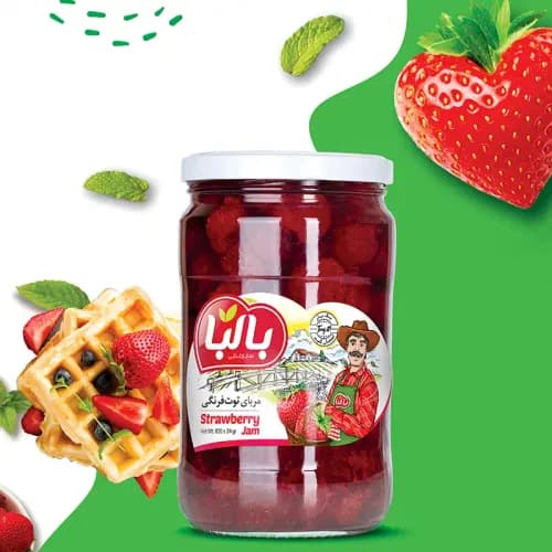 مربا توت فرنگی 820 گرمی