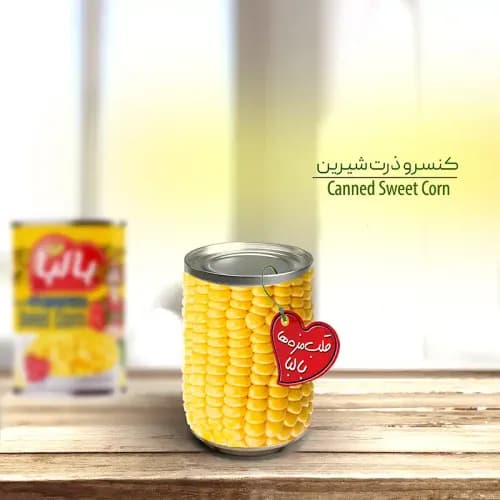 کنسرو ذرت 380 گرمی