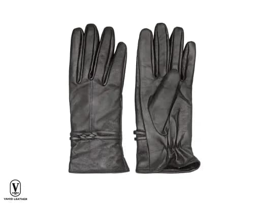دستکش زنانه چرم ( کد 03001)