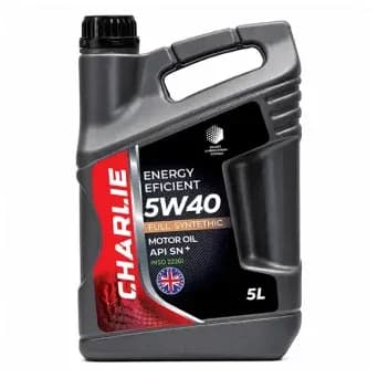روغن موتور خودرو فول سنتتیک چارلی 5 لیتر – ENERGY EFICIENT 5W40 5L