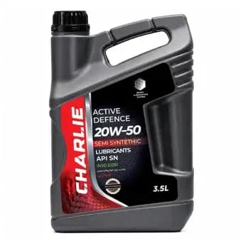 روغن موتور خودرو نیمه سنتتیک چارلی 3.5 لیتر – ACTIVE DEFENCE 20W50 3.5L
