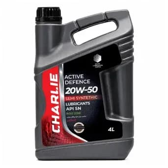 روغن موتور خودرو نیمه سنتتیک چارلی 4 لیتر – ACTIVE DEFENCE 20W50 4L