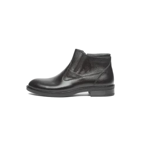 بوت مردانه ونیز بغل زیپ فلوتر مشکی - چرم کارن | Karen Leather