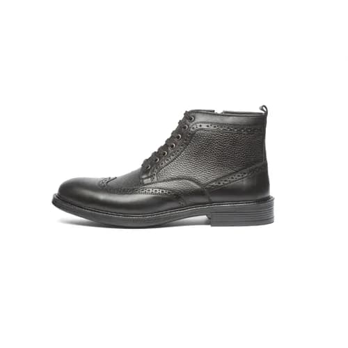بوت مردانه ۱۰۱۰ وجیتال-فلوتر مشکی - چرم کارن | Karen Leather