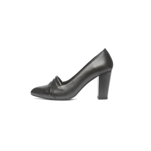صندل زنانه ۶۱۱ وجیتال-پیتون مشکی - چرم کارن | Karen Leather