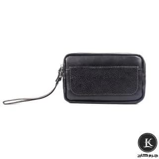 کیف پاسپورتی مردانه پاسپورتی فلوتر مشکی - چرم کارن | Karen Leather