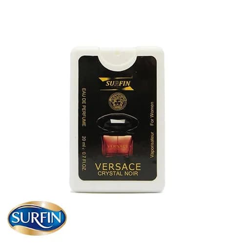 عطر جیبی زنانه سورفین مدل Versace Crystal Noir حجم 20 میلی لیتر