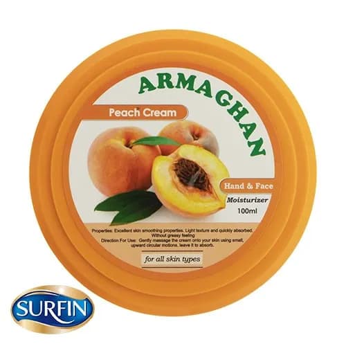کرم مرطوب کننده ارمغان مدل Peach حجم 100 میلی لیتر
