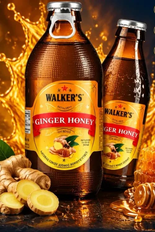 نوشیدنی زنجبیل و عسل والکرز (Walker’s)