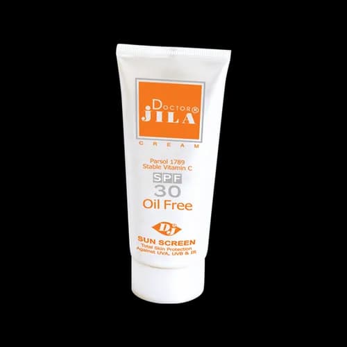 کرم ضد آفتاب بی رنگ SPF30 دکتر ژیلا 30 گرم