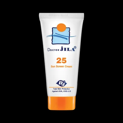 کرم ضد آفتاب بی رنگ Spf25 دکتر ژیلا