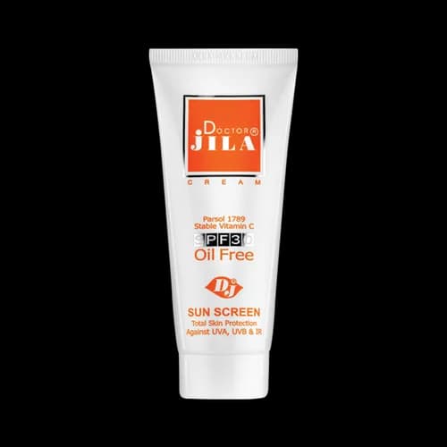 کرم ضد آفتاب بی رنگ Spf30 دکتر ژیلا 65 گرم