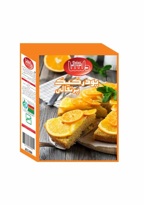 پودرکیک باطعم پرتقال - دلسا