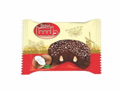 کیک بیضی کاکائویی - دلسا