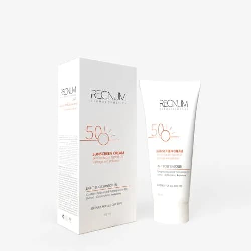 کرم ضدآفتاب رنگی SPF50 رگنوم