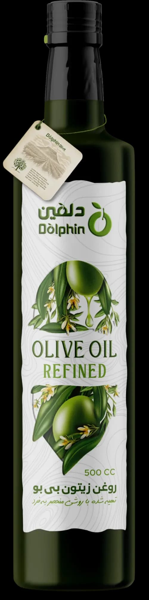 روغن زیتون بی بو دلفین 500 میلی لیتر