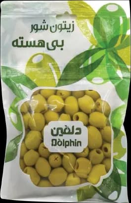 زیتون بی هسته سوپر وکیوم 540 گرم - دلفین