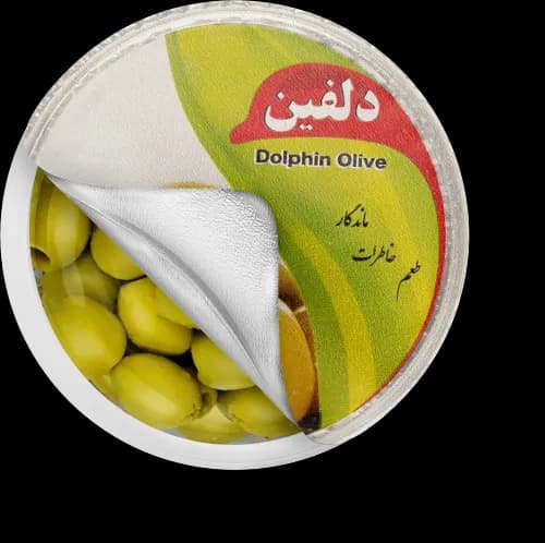 زیتون سبز بی هسته تک نفره گرد - دلفین