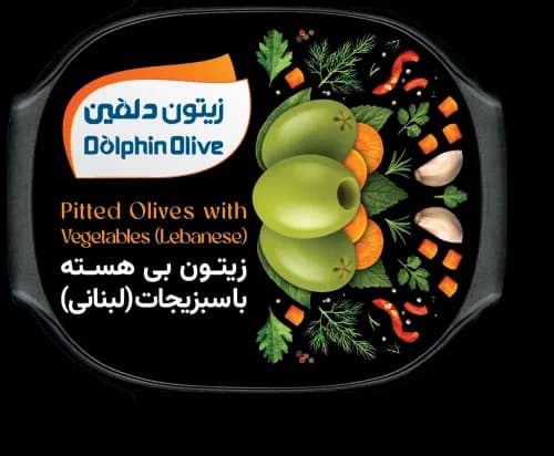 زیتون لبنانی قایقی 150g - دلفین