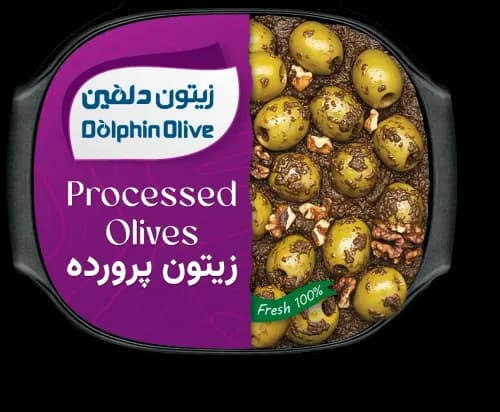 زیتون پرورده قایقی کوچک 150 گرم - دلفین