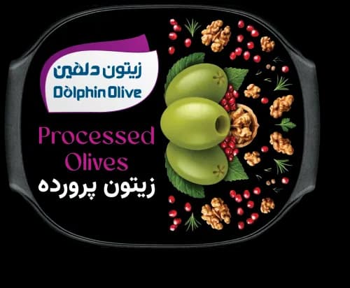 زیتون پرورده قایقی 150 گرم - دلفین