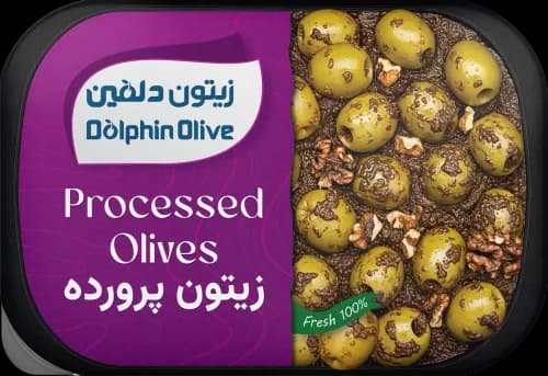 زیتون پرورده قایقی 250 گرم - دلفین