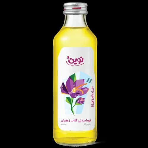 نوشیدنی گلاب زعفران - نوین عصاره