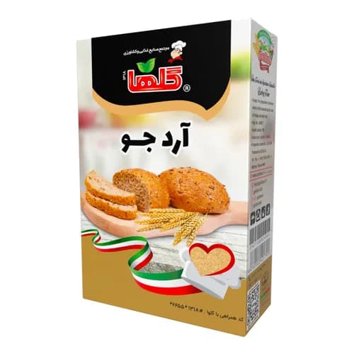 آرد جو – جعبه - گلها