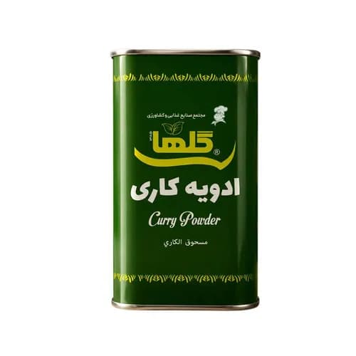 ادویه کاری – قوطی فلزی - گلها
