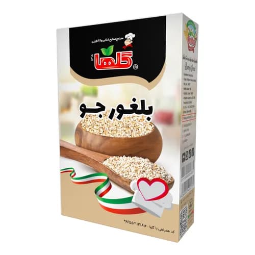 بلغور جو – جعبه - گلها