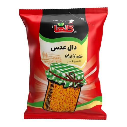 دال عدس – سلفون - گلها