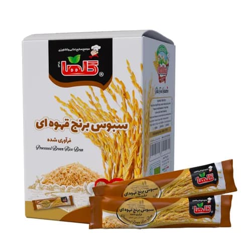 سبوس برنج قهوه ای – ساشه - گلها