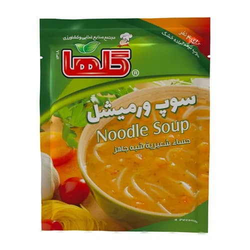 سوپ ورمیشل نیمه آماده – سلفون - گلها