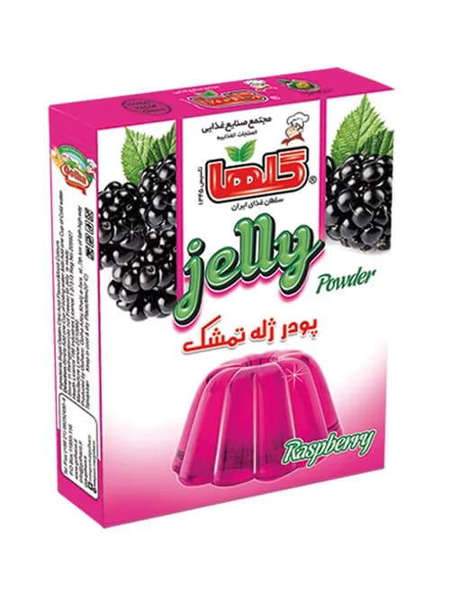 پودر ژله تمشک – جعبه - گلها