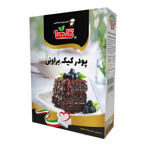 پودر کیک براونی گلها – جعبه