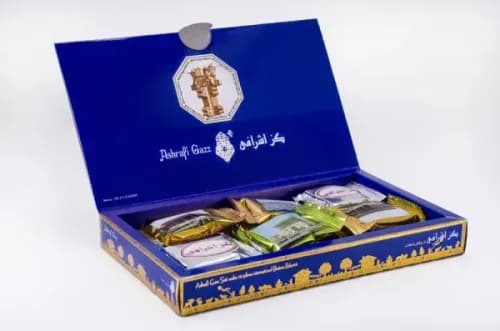 گز شکلاتی مغز گردو نارگیل - گز اشرافی