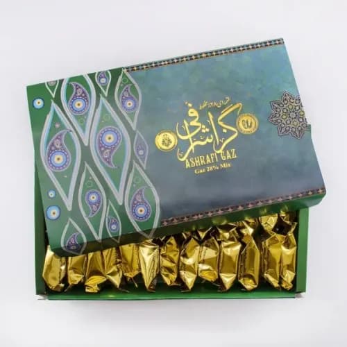 گز ۲۸ درصد مخلوط لقمه ای - گز اشرافی