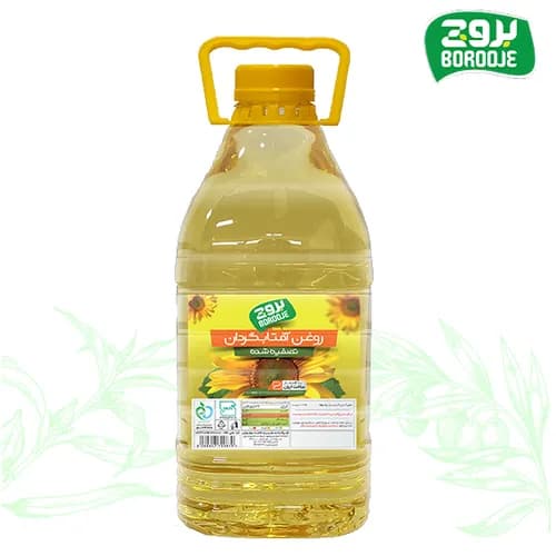 روغن آفتابگردان 3 لیتری تصفیه شده - بروج