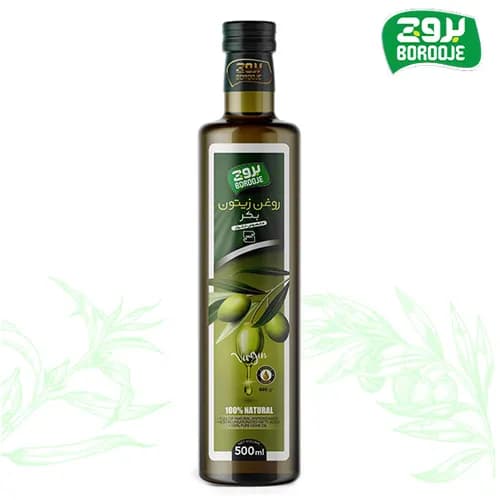 روغن زیتون نیم لیتری بکر بروج