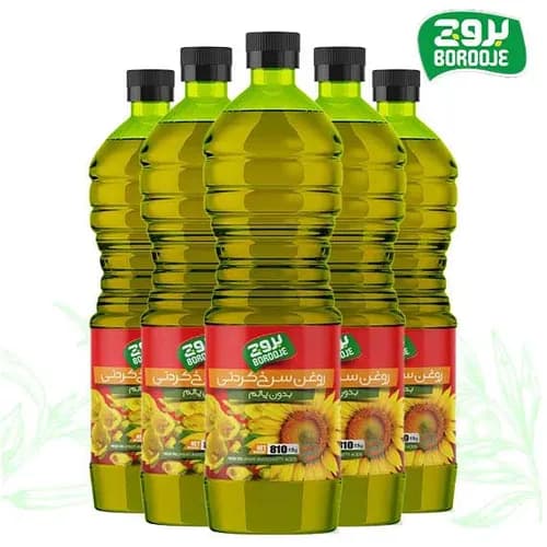 روغن سرخ کردنی بدون پالم 5 عددی - بروج